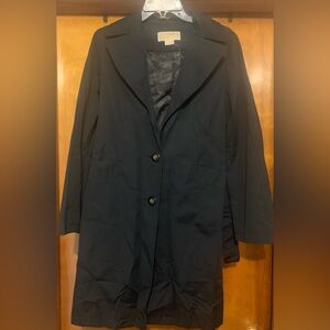 Michael Michael Kors Size M Black Full Length Coat